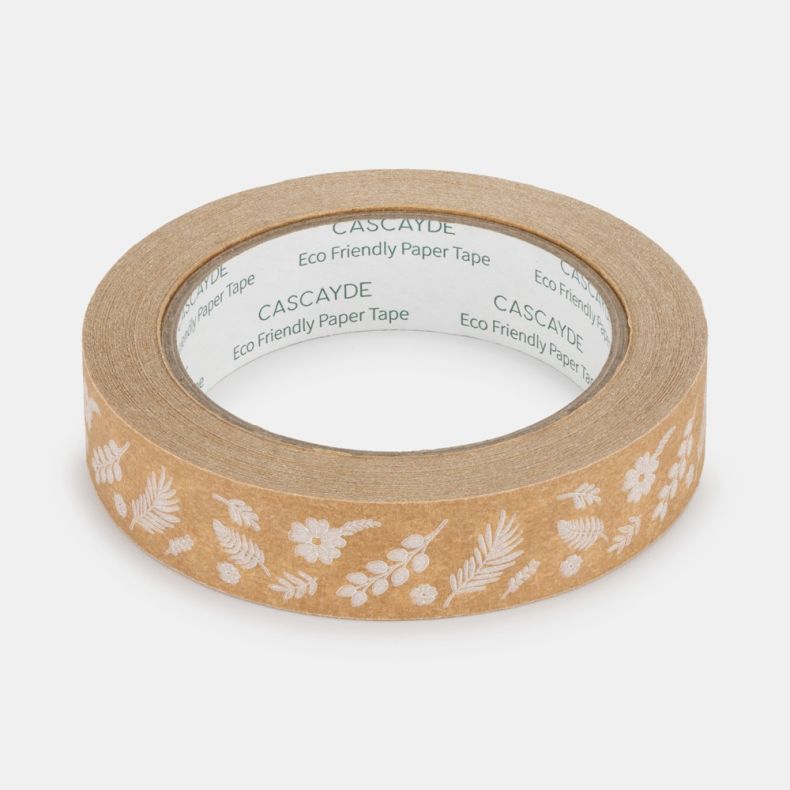 Paper Tape Kraft White Fern