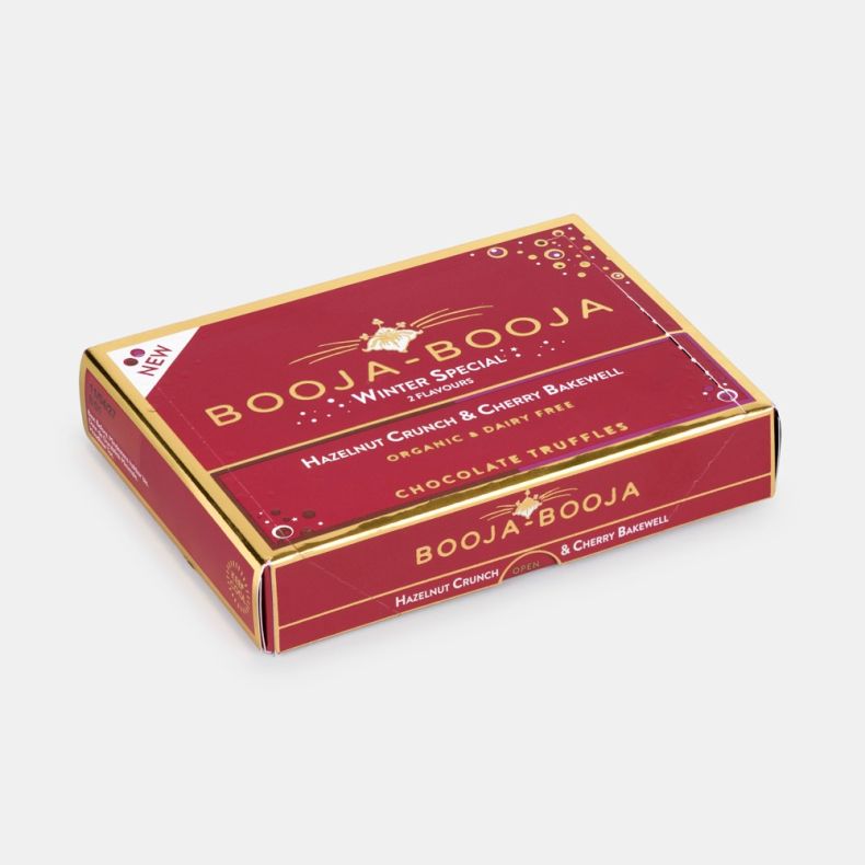 Booja-Booja Hazelnut Crunch & Cherry Bakewell Chocolate Truffles