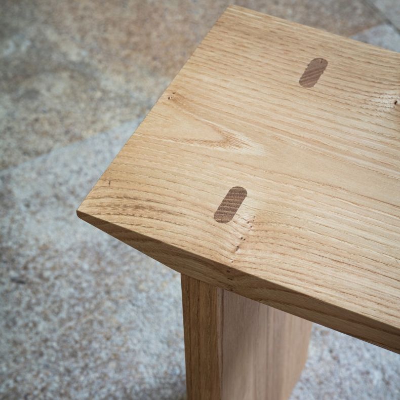 Cracket Backless Bench, Stourhead Sweet Chestnut