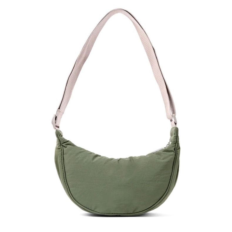 ROKA Farringdon Half Moon Olive Bag
