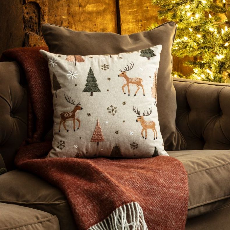 National Trust Woodland Square Cushion