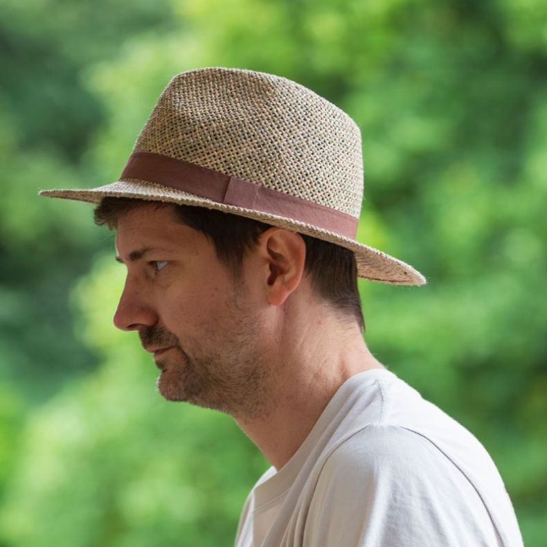 National Trust Fedora with Brown Band