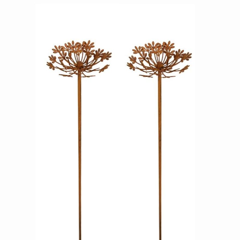 Cow Parsley Plant Stake, set of 2