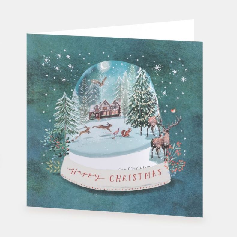 National Trust Snowfall over Lacock Christmas Cards Box of 10