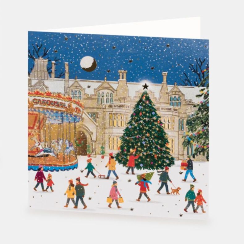 National Trust Tyntesfield Carousel at Christmas Cards Box of 10