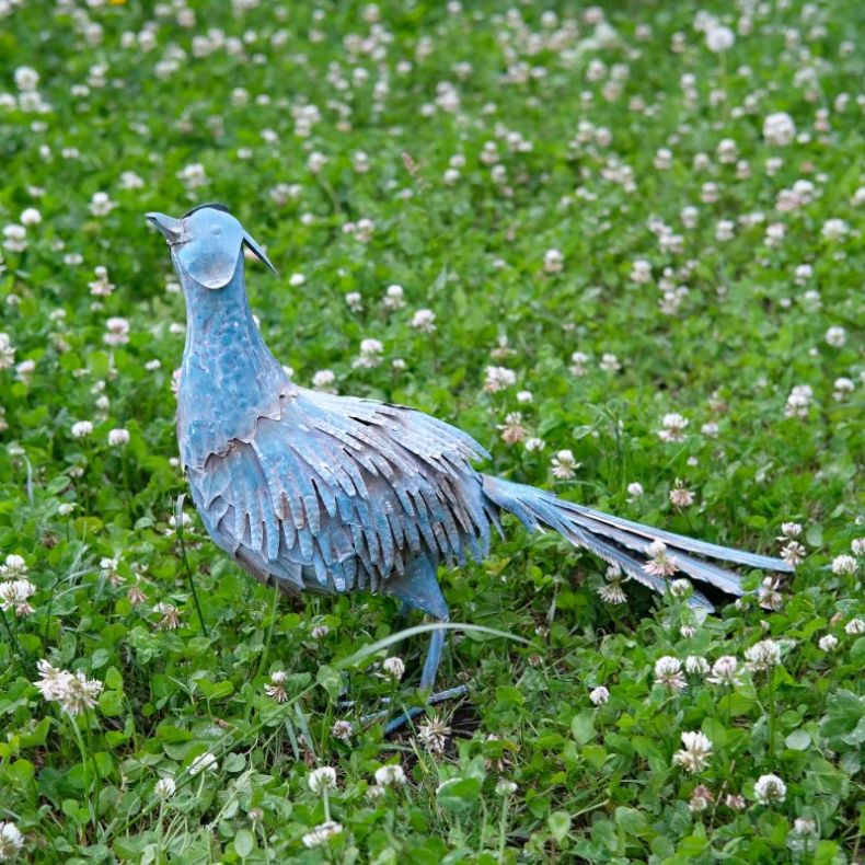 Pheasant Sculpture Antique finish