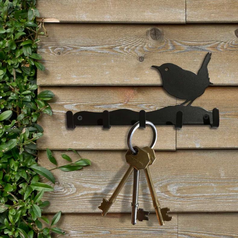 Wren Silhouette Key Hook