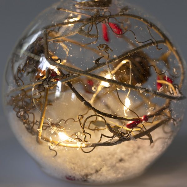 LED Glass Bauble Decoration