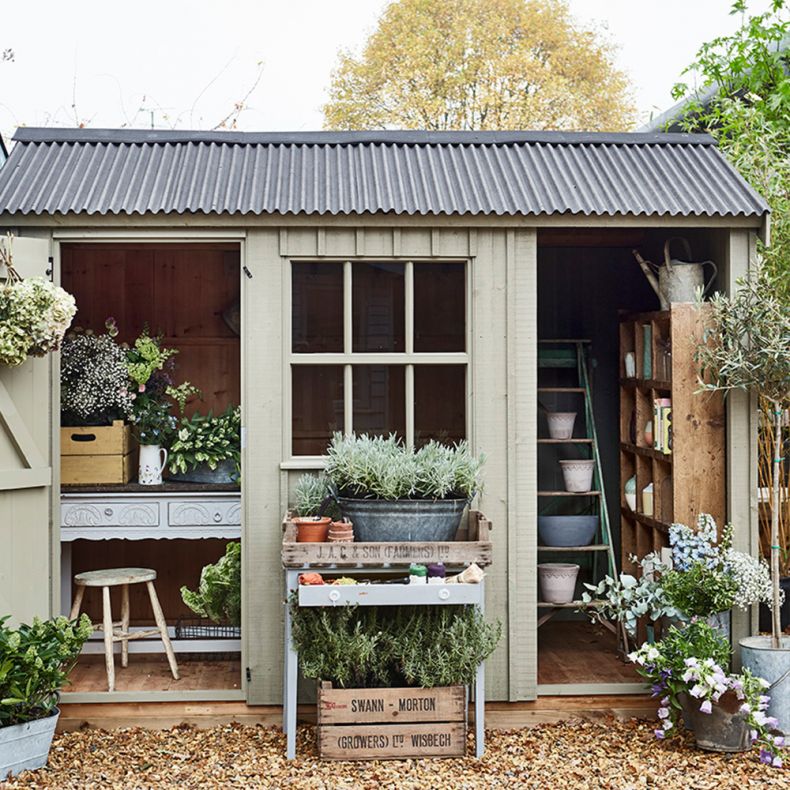 National Trust by Crane Garden Buildings Blickling Shed, Disraeli Green