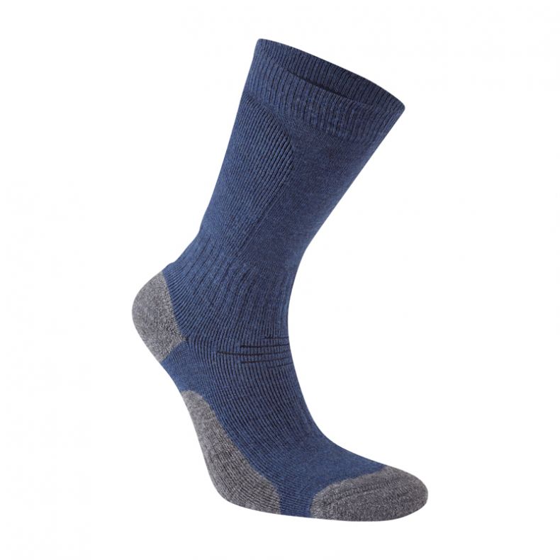 Craghoppers x National Trust Trek Socks, Blue | National Trust Shop