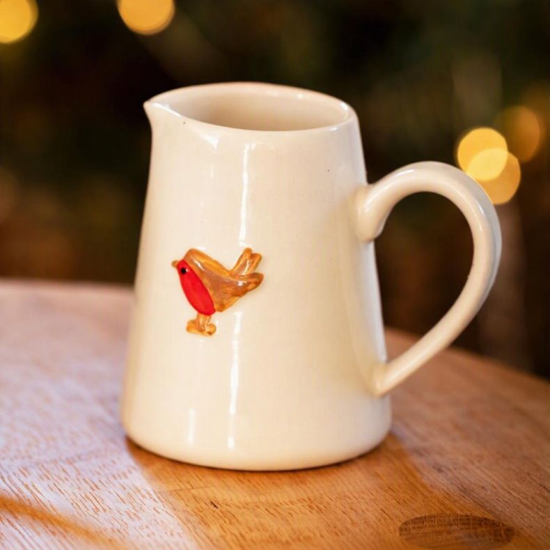 Ceramic Mini Robin Jug 