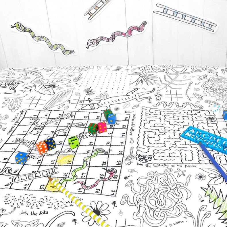 Colour-in Puzzle-Time Giant Poster
