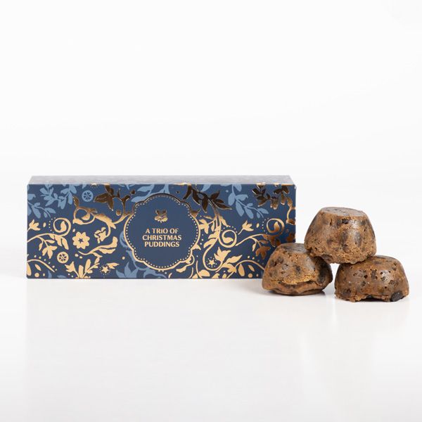 Trio of Christmas Puddings