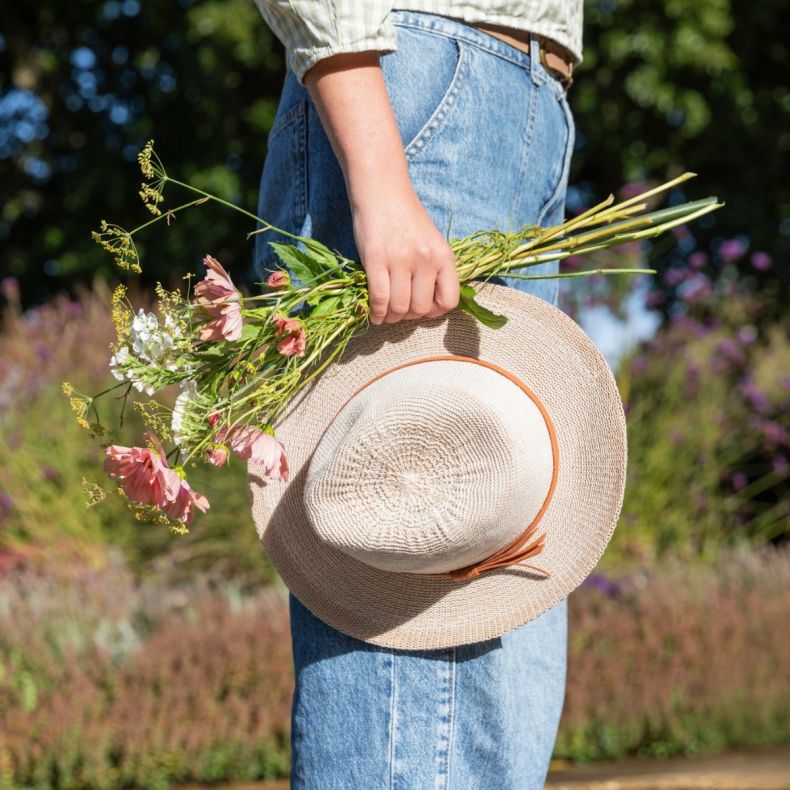 Powder Ivory Cotton Hat