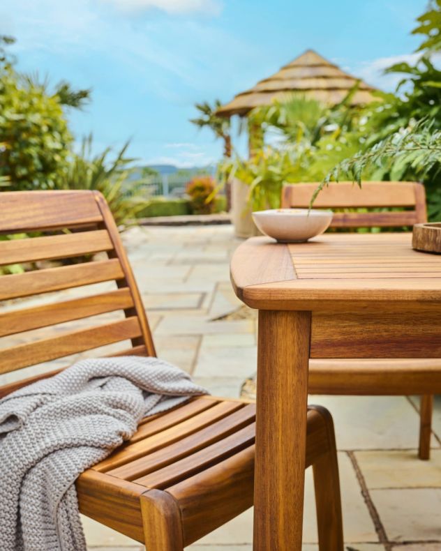 National Trust Cotswold Acacia Wood Side Chair