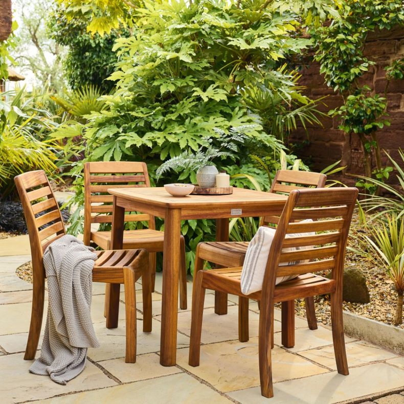National Trust Cotswold Acacia Wood Side Chair
