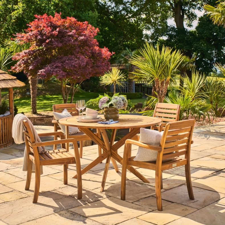 National Trust Cotswold Acacia Wood Round Dining Table