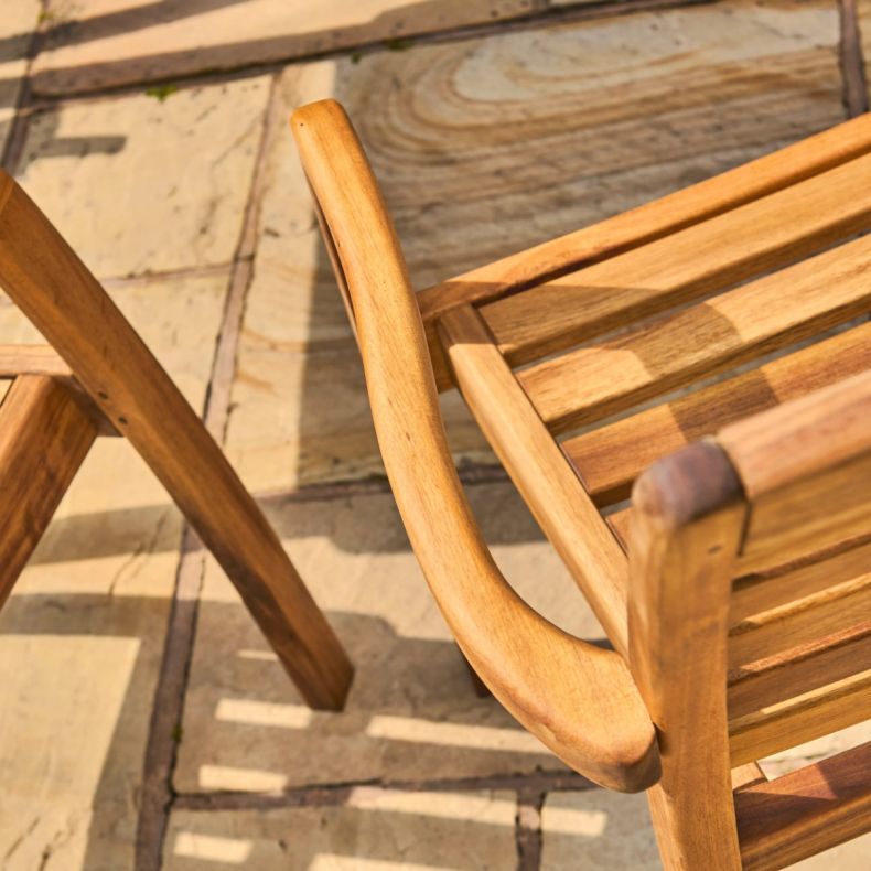 National Trust Cotswold Acacia Wood Armchair