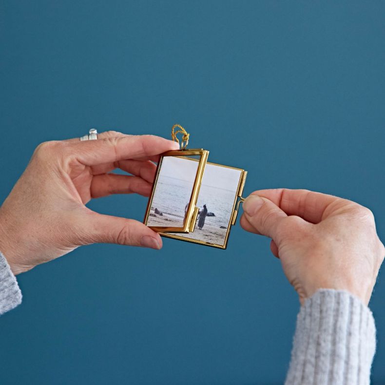 Hanging Photo Frame, Recycled Glass