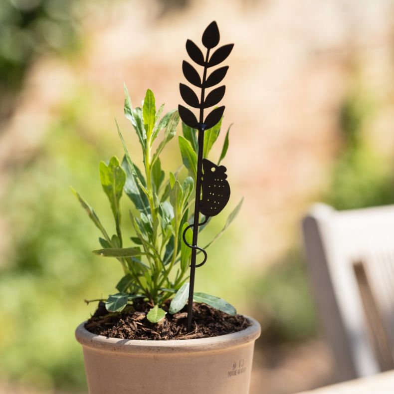 Paper High Mouse on Wheat Silhouette Plant Stake