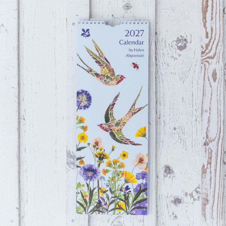 National Trust Wild Press Slim Calendar 2027