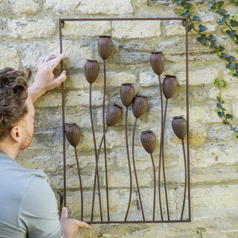Ascalon Poppy Head Wall Art