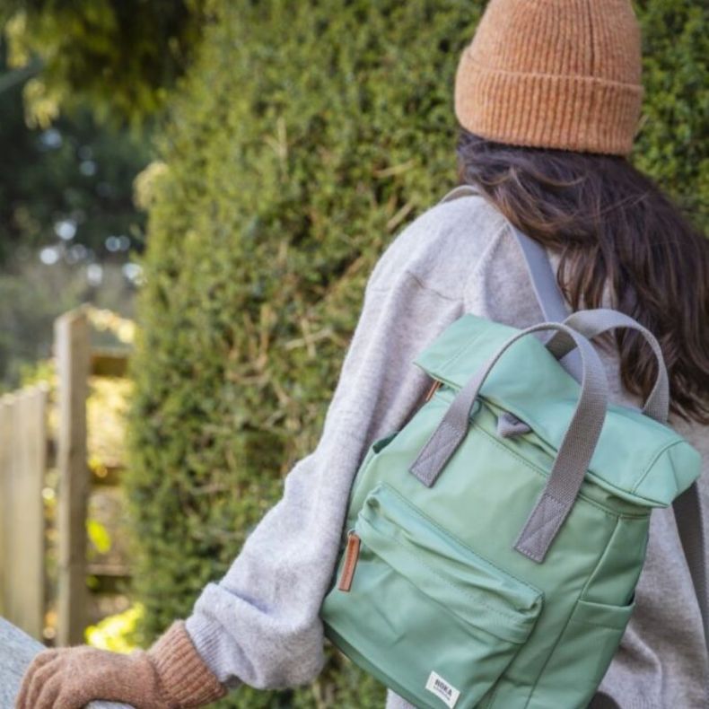 Burnt orange knitted hat and gloves
