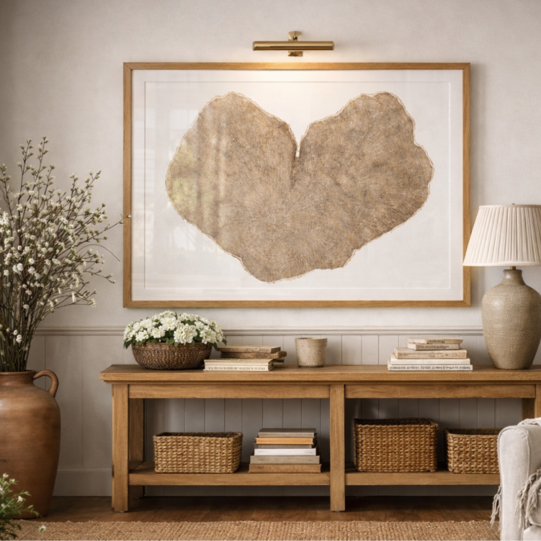 Shona Branigan Giclee Sycamore Gap Print, Gold Lifesize