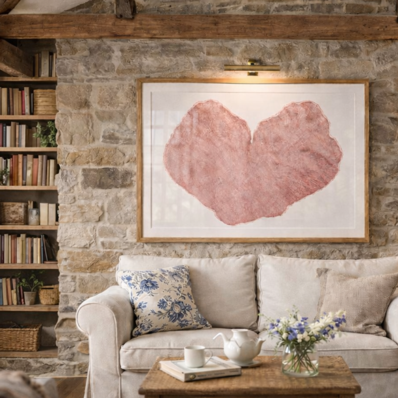 Shona Branigan Giclee Sycamore Gap Print, Red Lifesize