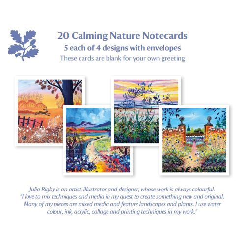 National Trust Calming Nature Notecards Pack of 20