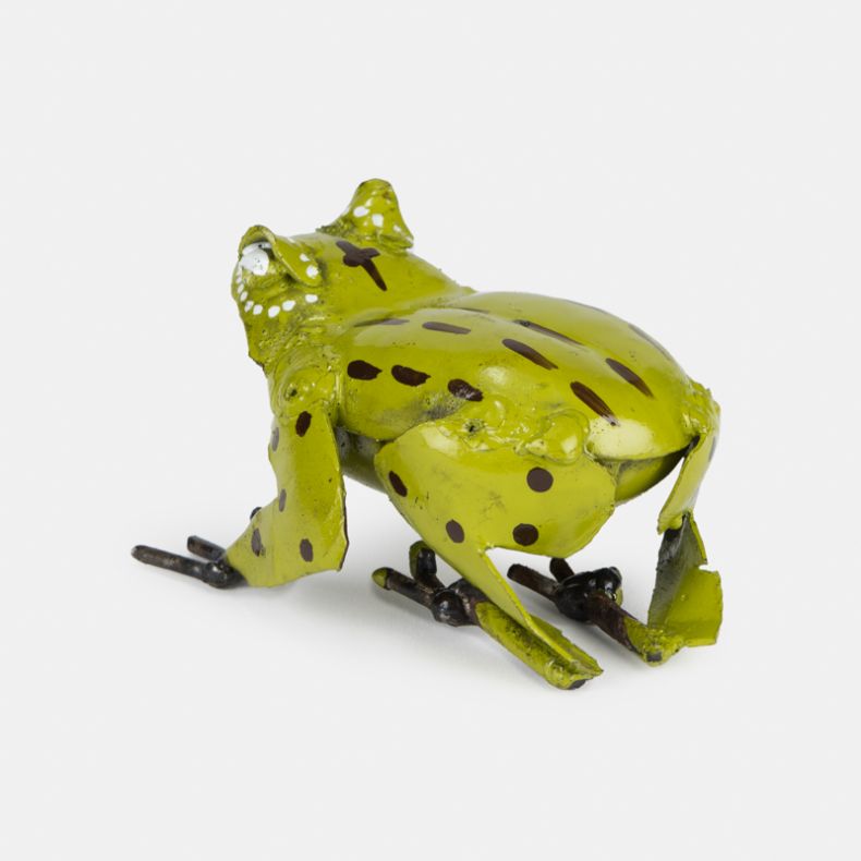 Chi Africa Recycled Metal Frog Sculpture
