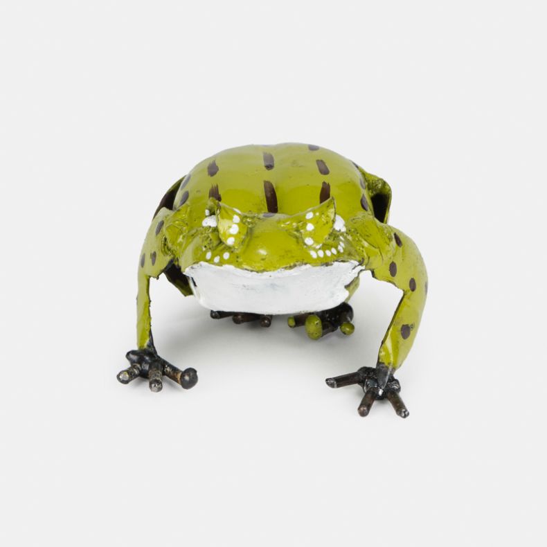 Chi Africa Recycled Metal Frog Sculpture
