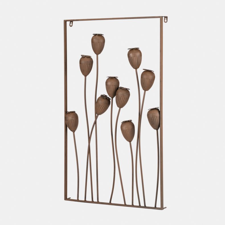 Ascalon Poppy Head Wall Art