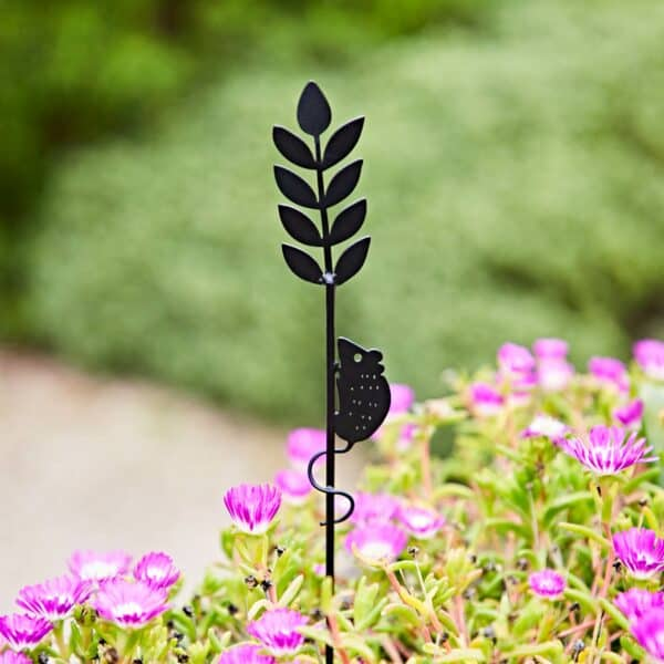 Paper High Mouse on Wheat Silhouette Plant Stake