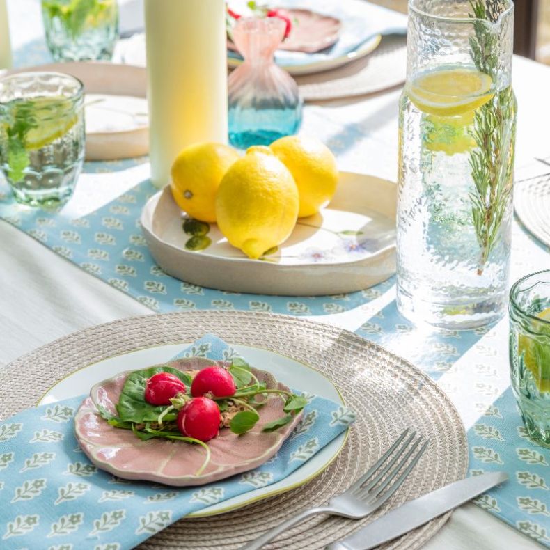 National Trust Table Runner Leaf Print