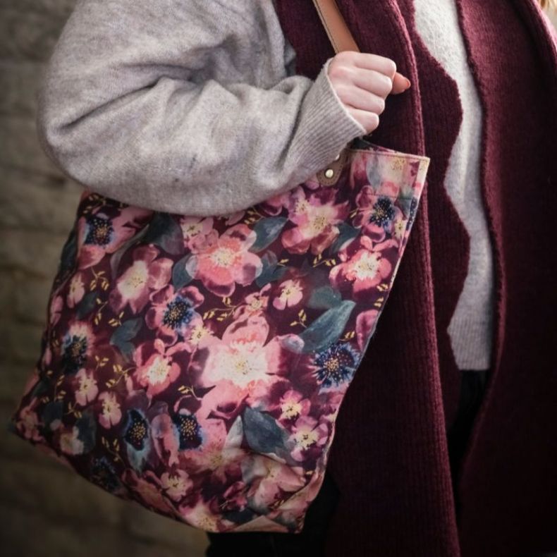 National Trust Snowshill Floral Organic Cotton Shopper