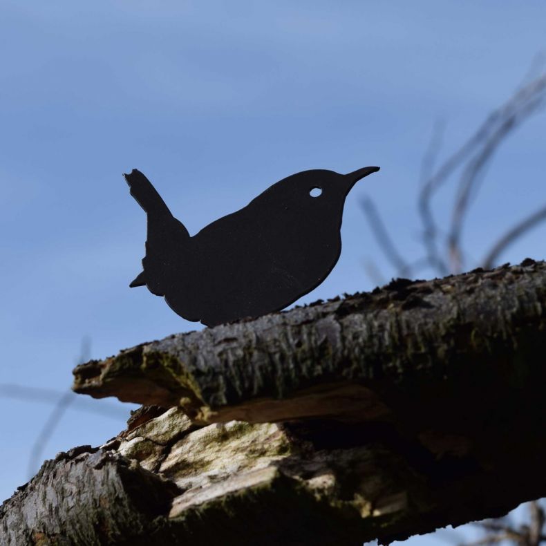Wren Silhouette Fence Topper