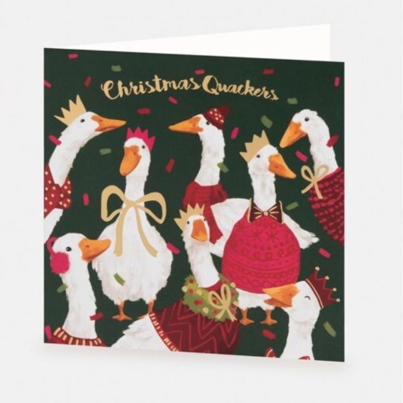 National Trust Christmas Quackers Christmas Card Box of 10