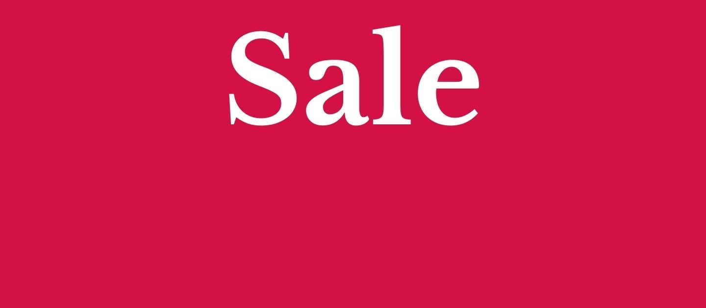 National Trust sale banner in red