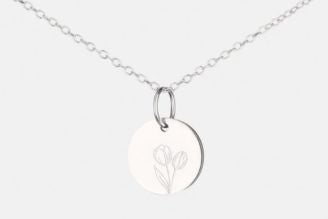 Jewellery - Tulip silver necklace