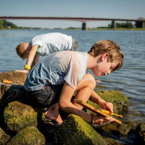 National Trust Children's activity - Huckleberry motor boat